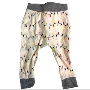 Monica and Andy Christmas Lights Leggings 12 18 Months